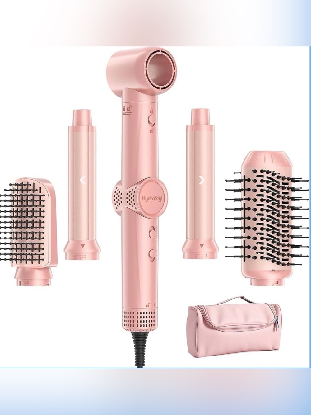5-in-1 Hair Dryer & Styling Brush – Auto-Wrap Curling – 1300W
